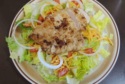 Grilled Chicken on Salad